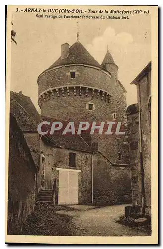 Cartes postales Arnay le Duc Cote d'Or Tour de la Motteforte