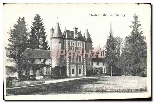 Cartes postales Chateau de Lanthenay