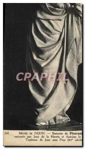 Cartes postales Musee de Dijon Statuette de Pleurant