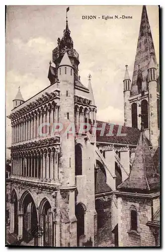 Cartes postales Dijon Eglise N Dame