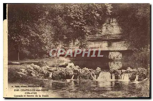 Cartes postales Chatillon sur Seine Cote d'Or Cascade et Source de la Douix