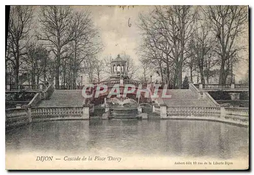 Ansichtskarte AK Dijon Cascade de la Place Darcy