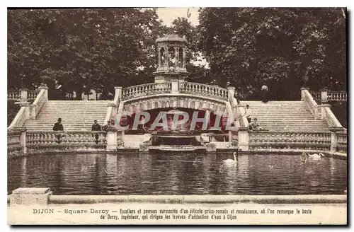 Cartes postales Dijon Square Darcy Escaliers et perrons surmentes