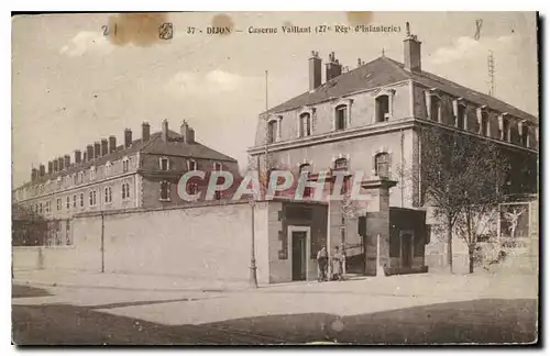 Cartes postales Dijon Caserne Vaillant Militaria