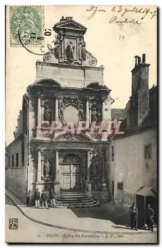 Cartes postales Dijon Eglise des Carmelites