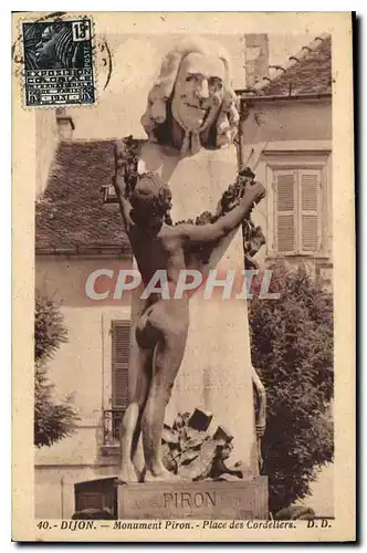 Ansichtskarte AK Dijon Monument Piron Place des Cordeliers