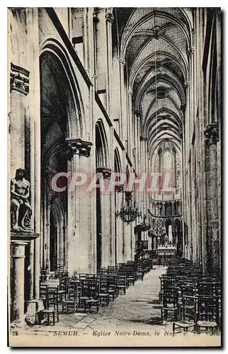 Cartes postales Semur Eglise Notre Dame