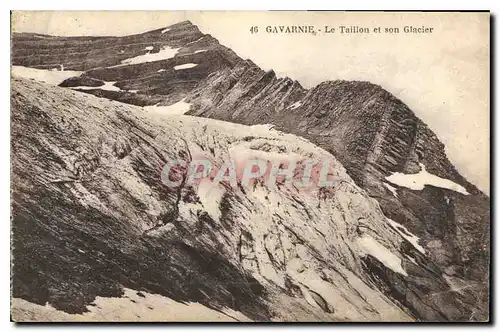 Ansichtskarte AK Gavarnie Le Taillon et son Glacier