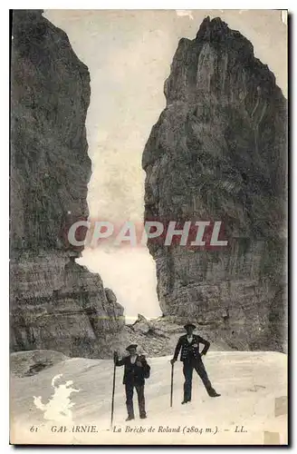 Cartes postales Gavarnie La Breche de Roland