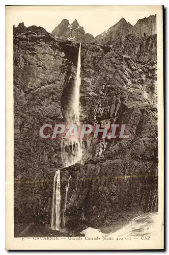 Cartes postales Gavarnie Grande Cascade