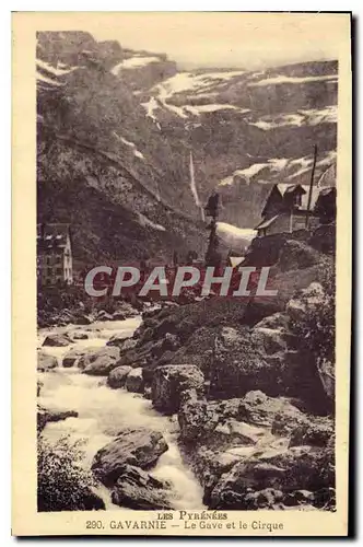 Cartes postales Gavarnie Le Gave et le Cirque