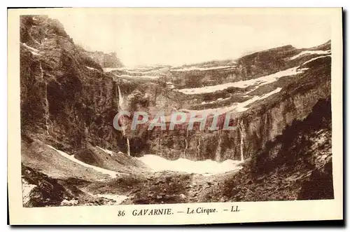 Cartes postales Gavarnie Le Cirque