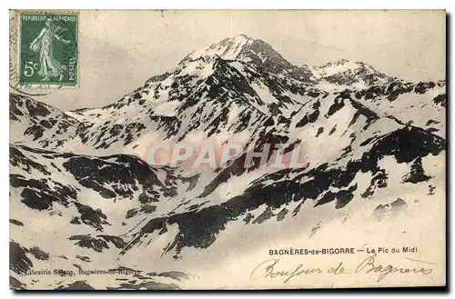 Cartes postales Bagneres de Bigorre Le Pic du Midi