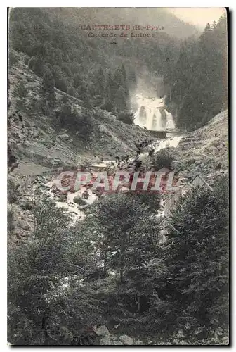 Cartes postales Cauterets H Pyr Cascade de Lutone