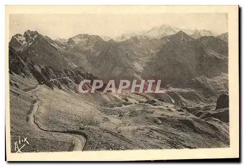 Cartes postales Route du Pic du Midi de Bigorre Vue sur les deux Tunnels