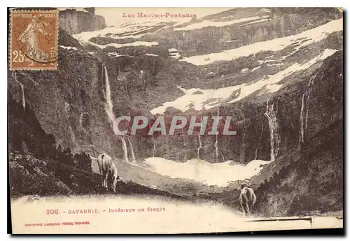 Cartes postales Gavarnie Interieur du Cirque