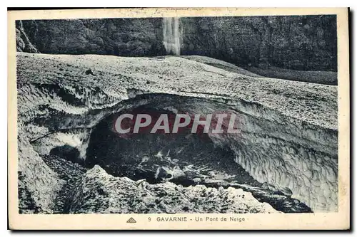 Cartes postales Gavarnie Un Pont de Neige