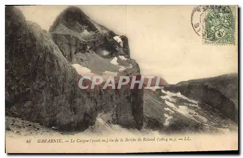 Cartes postales Gavarnie Le Casque vu de la Breche de Roland