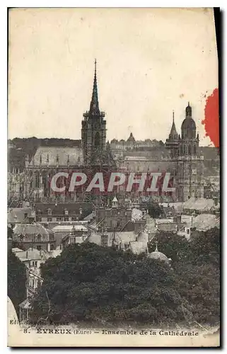 Cartes postales Evreux Eure Ensemble de la Cathedrale