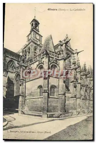 Cartes postales Gisors Eure La Cathedrale