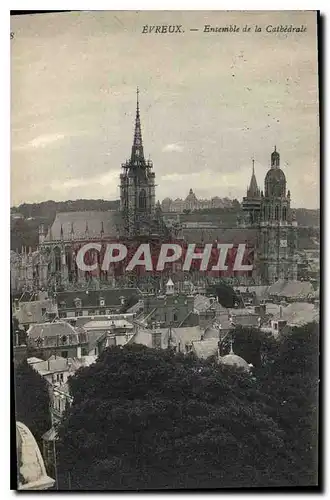 Cartes postales Evreux Ensemble de la Cathedrale