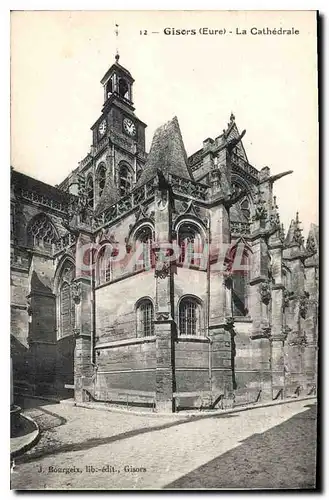 Cartes postales Gisors Eure La Cathedrale