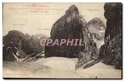 Cartes postales Gavarnie Le Casque vu dans L'Echanchur