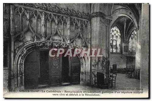 Cartes postales Gisors Eure La Cathedrale Remarquable encadrement