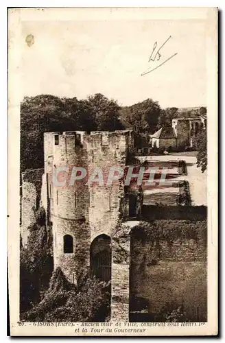 Cartes postales Gisors Eure Ancien mur de Ville