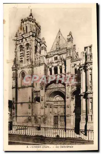 Cartes postales Gisors Eure La Cathedrale