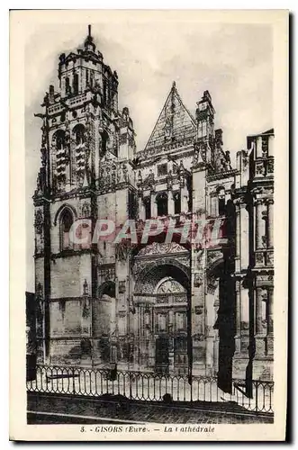 Cartes postales Gisors Eure La Cathedrale