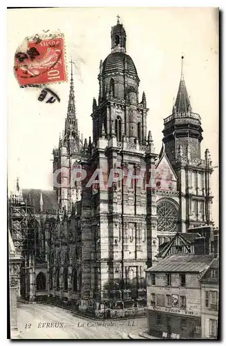 Cartes postales Evreux La Cathedrale