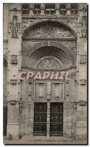 Ansichtskarte AK Gisors Cathedrale Le Portail