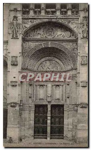 Cartes postales Gisors Cathedrale Le Portail