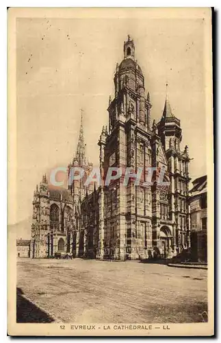 Cartes postales Evreux La Cathedrale