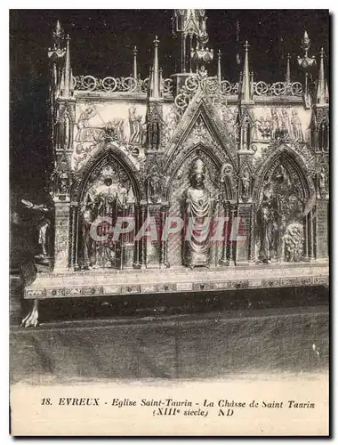 Cartes postales Evreux Eglise Saint Taurin La Chasse de Saint Taurin