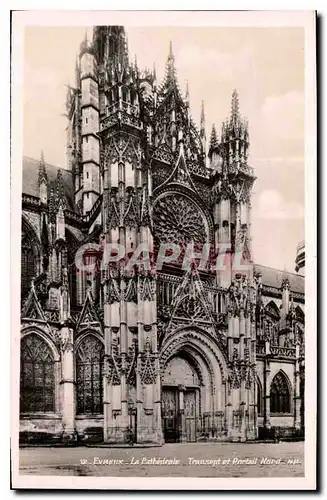 Ansichtskarte AK Evreux La Cathedrale Transept et Portail Nord