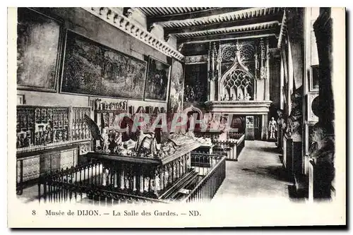 Cartes postales Musee de Dijon La Salle des Gardes