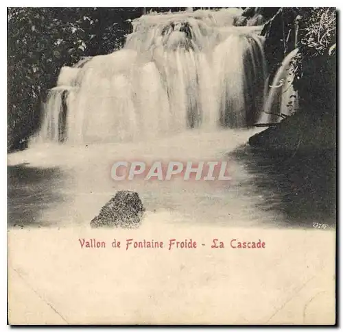 Cartes postales Vallon de Fontaine La Cascade