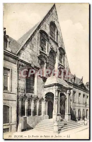 Cartes postales Dijon Le Porche du Palais de Justice