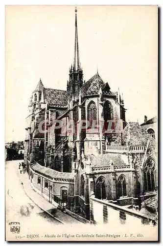 Cartes postales Dijon Abside de l'Eglise Cathedrale Saint Benigne