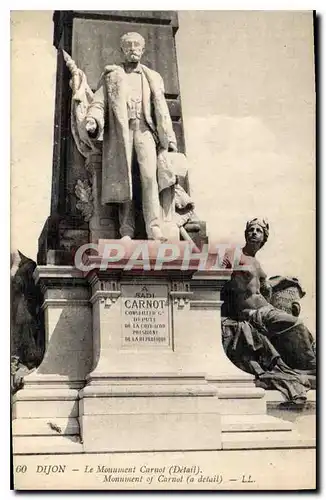 Ansichtskarte AK Dijon Le Monument Carnot Detail