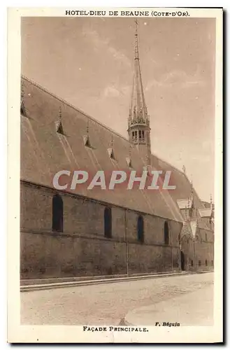 Cartes postales Hotel Dieu de Beaune Cote d'Or Facade Principale