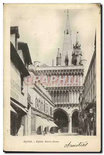 Cartes postales Dijon Eglise Notre Dame