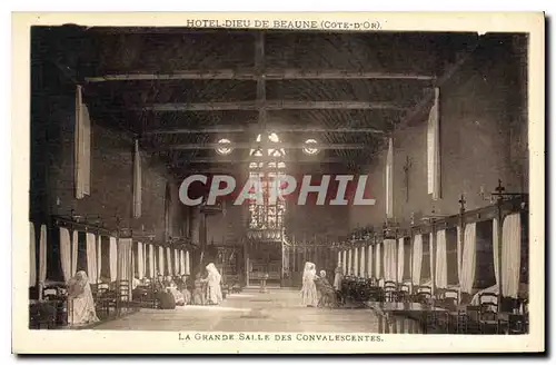 Cartes postales Hotel Dieu de Beaune Cote d'Or La Grande Salle des Convalescentes