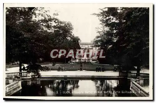 Cartes postales Dijon Square Darcy et vue sur la Porte Guillaume