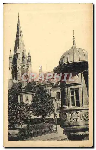 Ansichtskarte AK Dijon La La Place des Ducs L'Eglise Notre Dame
