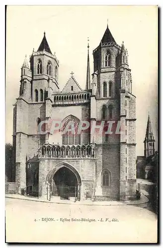 Ansichtskarte AK Dijon Eglise Saint Benigne