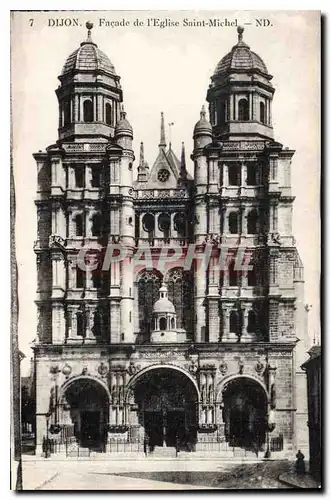 Cartes postales Dijon Facade de l'Eglise Saint Michael