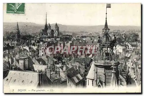 Cartes postales Dijon Vue generale